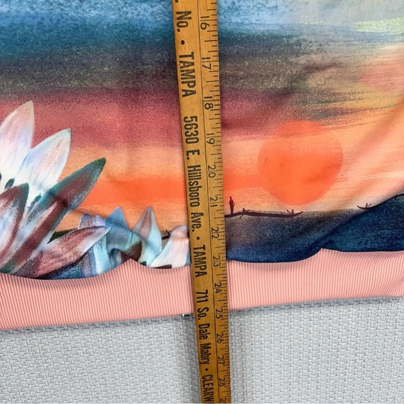 Adidas Originals Farm Curso D'Agua Floral Zip Up Track Jacket Women's Sz Medium - Picture 10 of 10